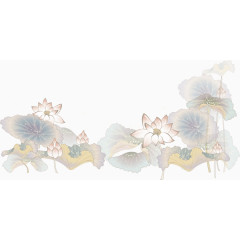 中国风水墨荷花