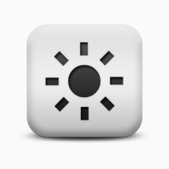 不光滑的白色的广场图标自然奇迹太阳Natural-wonders-icons