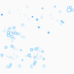 蓝色星光斑点科技炫光