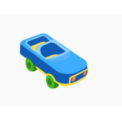 小车玩具卡通矢量素材