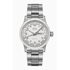 美度腕表银色机械表女表