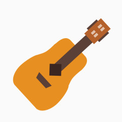 精美乐器图标木吉他