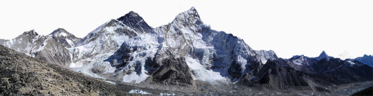 高大的雪山