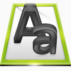 文件字体文件图标