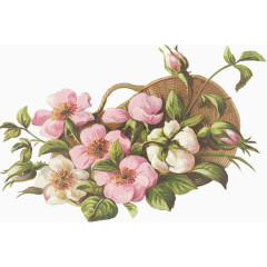 复古图案卡通花饰图标