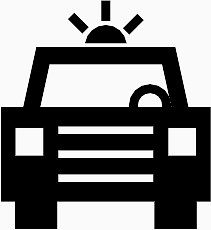 警察Mechan-Car-icons
