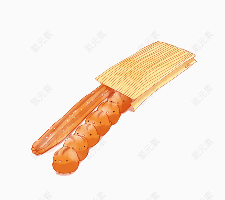 法式面包小鸡