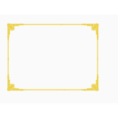 欧式金色边框