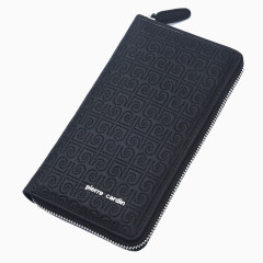 皮尔卡丹压花男士钱包