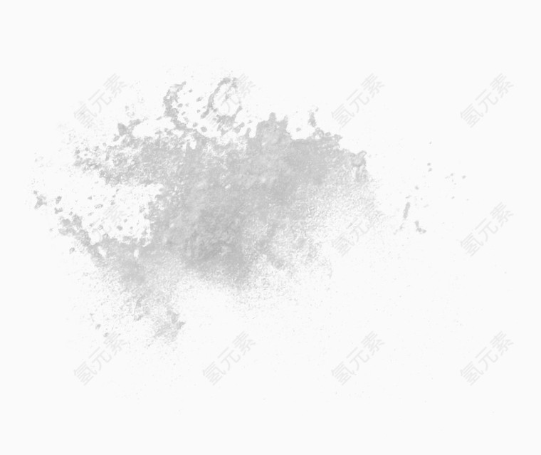 白色颗粒烟雾