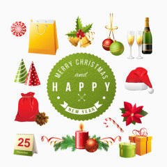 圣诞节元素集合