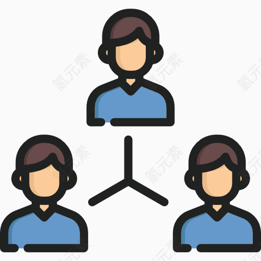 公司团队商务使用免抠图标icon