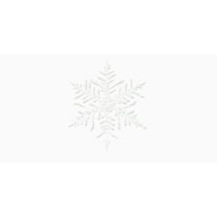 圣诞节立体雪花素材PNG