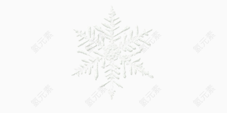 圣诞节立体雪花素材PNG