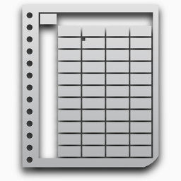 办公室电子表格Nouve-Gnome-Gray-icons