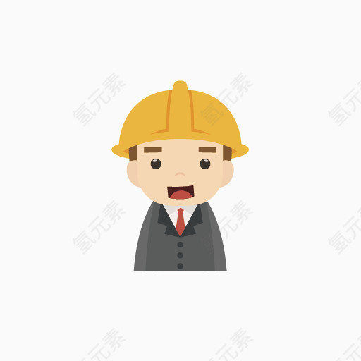 卡通监工人物