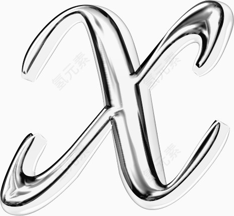 装饰字母x