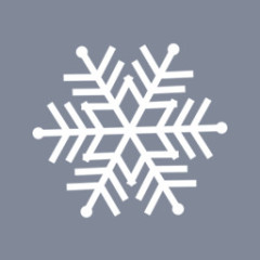 圣诞节雪花christmas-flat-icons