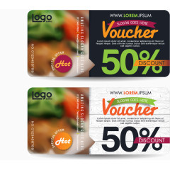 精美促销卡设计矢量素材