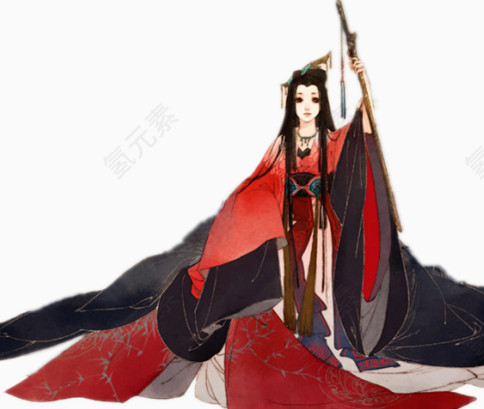手绘素材手绘人物