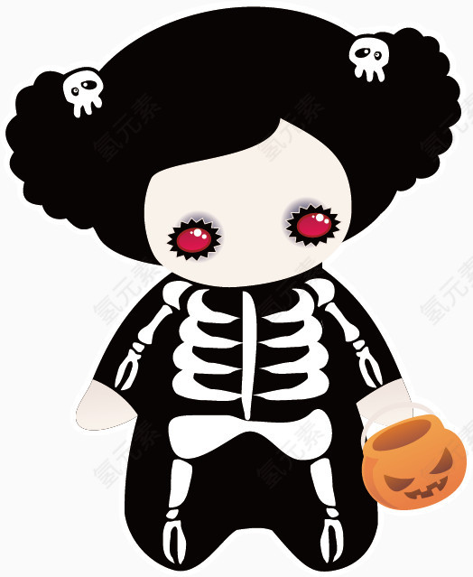 万圣节人物元素