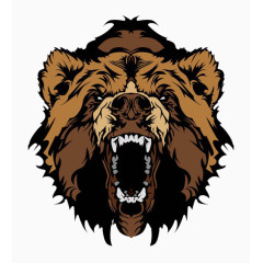 卡通手绘凶猛动物