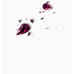 紫色清新碎片漂浮