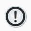 感叹圆框架super-mono-black-sticker-icons