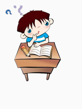 做题的男孩