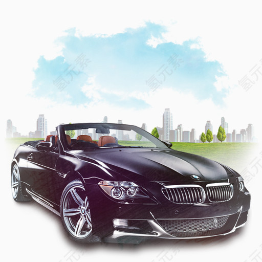 手绘汽车