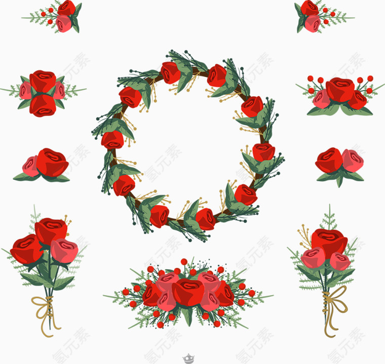 玫瑰花环