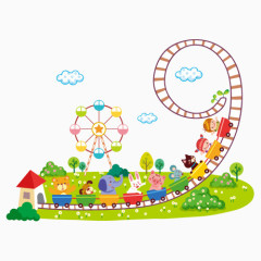 手绘游乐园