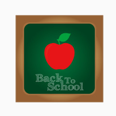 时尚学习用品苹果设计矢量素材