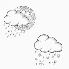 手绘天气
