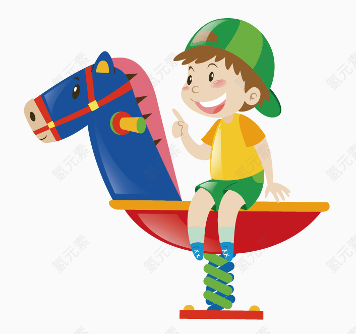 卡通幼儿园人物素材