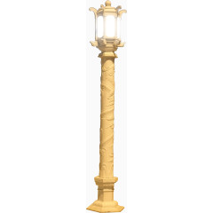 发光路灯贴图建模效果图