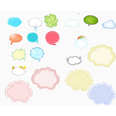 动漫风格对话框