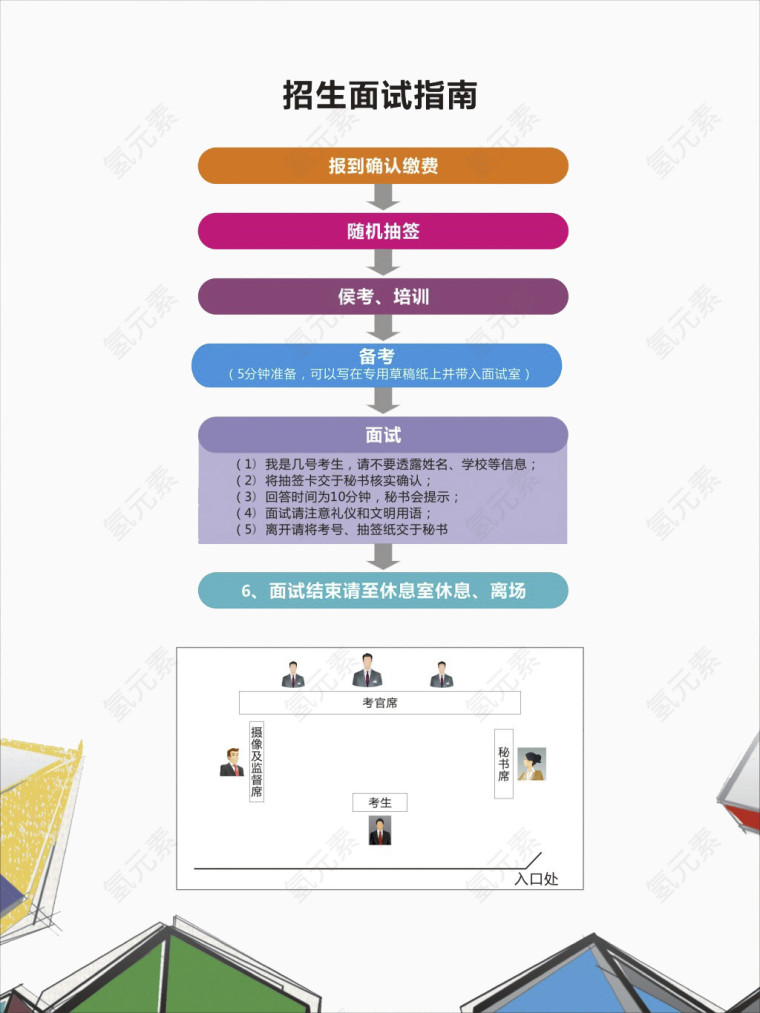招生指南矢量素材