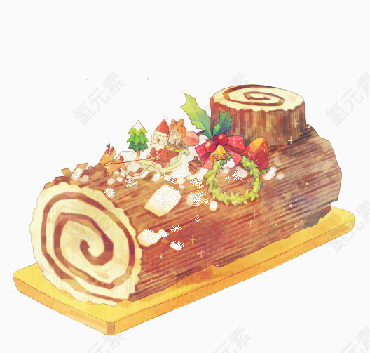 卡通手绘食物
