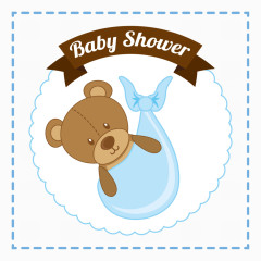 卡通小熊矢量图