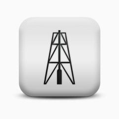 不光滑的白色的广场图标业务石油好吧商业偶像