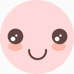 可爱圆脸表情