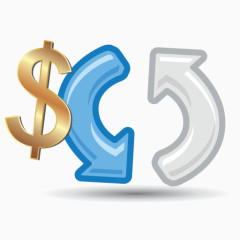 硬币英镑漂亮的办公室图标集第部分