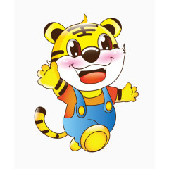 可爱卡通小老虎