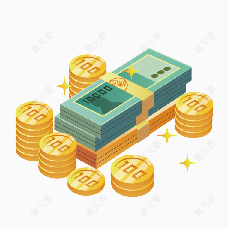 金币堆积