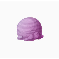 精美紫色圆形甜美蛋糕