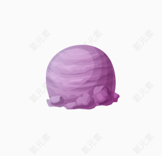 精美紫色圆形甜美蛋糕