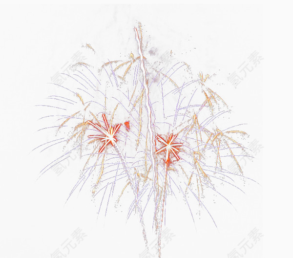  精美五彩烟花