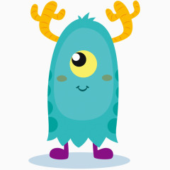 万圣节绿色怪物