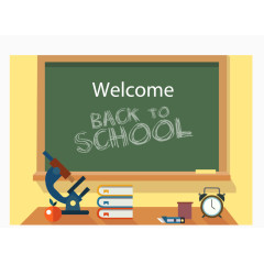 矢量黑板显微镜